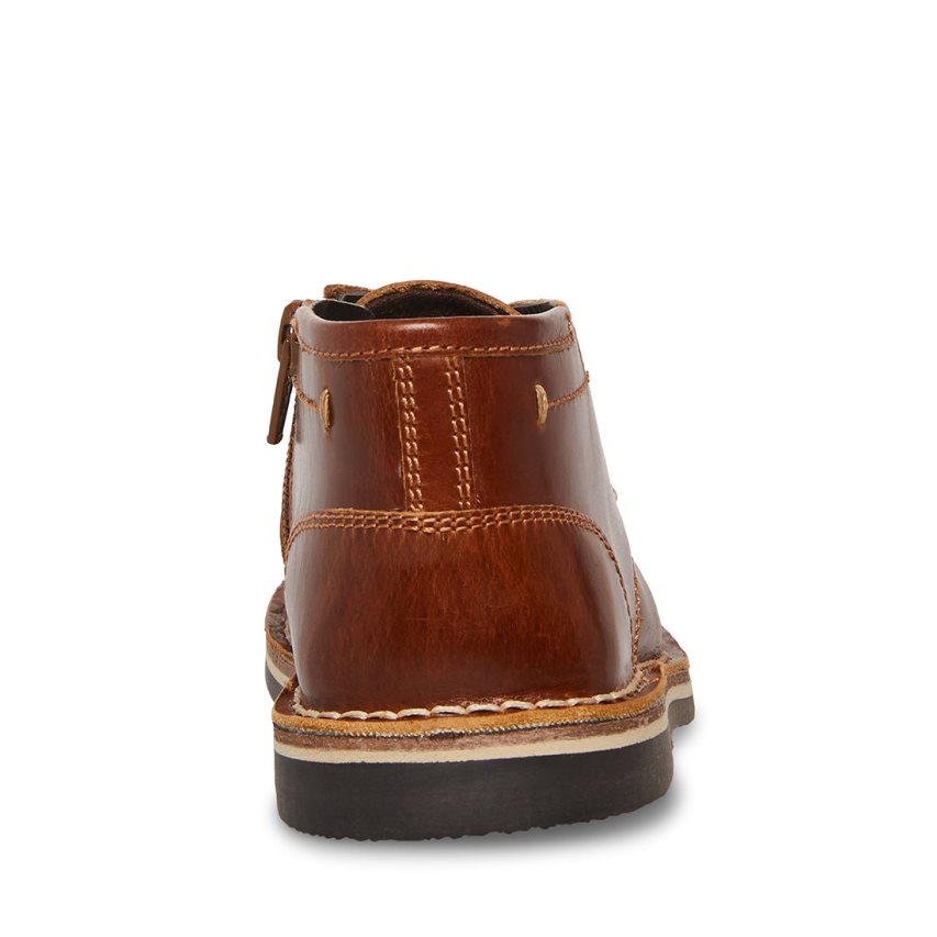 Botas Chukka Steve Madden Bharkeen Cuero Niños Marrones | ES MA4603